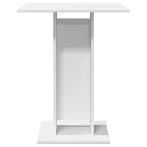 vidaXL Bistro stol bijeli 60 x 60 x 75 cm od konstruiranog drva