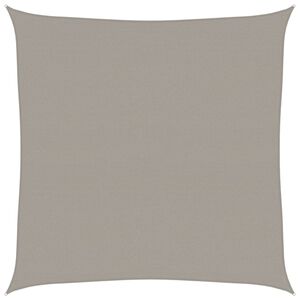 vidaXL Jedro za za&scaron;titu od sunca 160 g/m&sup2; Kvadratno svijetlosivo 7x7 m HDPE
