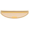vidaXL Prostirke za stepenice 15 kom 65x21x4 cm sisal poluokrugle velike