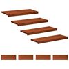 vidaXL Step treads 8 kom. 80 x 25 x 2 cm Smeđa Čvrsto drvo bukve