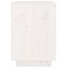 vidaXL Noćni ormarić bijeli 40 x 35 x 50 cm od masivne borovine