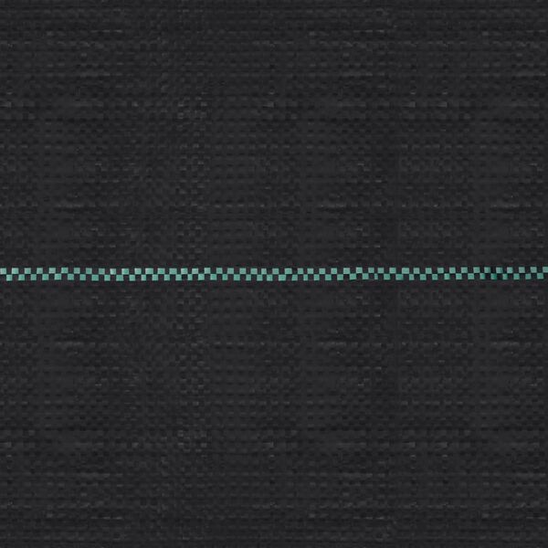 vidaXL Pokrov za suzbijanje korova i korijenja crni 2 x 100 m PP