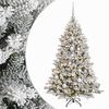 vidaXL Umjetno božićno drvce s kuglicama 150 cm 150 LED lampica