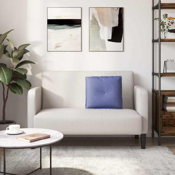 vidaXL Jastuk za leđa Traper plava 50 x 19 x 45 cm tkanina