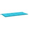 vidaXL Jastučić za klupu Oxford tkanina Tirkizna 120 x 50 x 3 cm