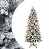 vidaXL Umjetno božićno drvce s kuglicom 150 cm 150 LED lampica
