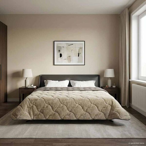 vidaXL Puni pokrivač za cijelu godinu Svjetlosiva 200 x 240 cm