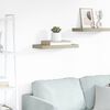 vidaXL Plutajuća zidna polica boja hrasta 50 x 23 x 3,8 cm MDF
