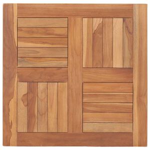 vidaXL Stolna ploča od masivne tikovine 60 x 60 x 2,5 cm