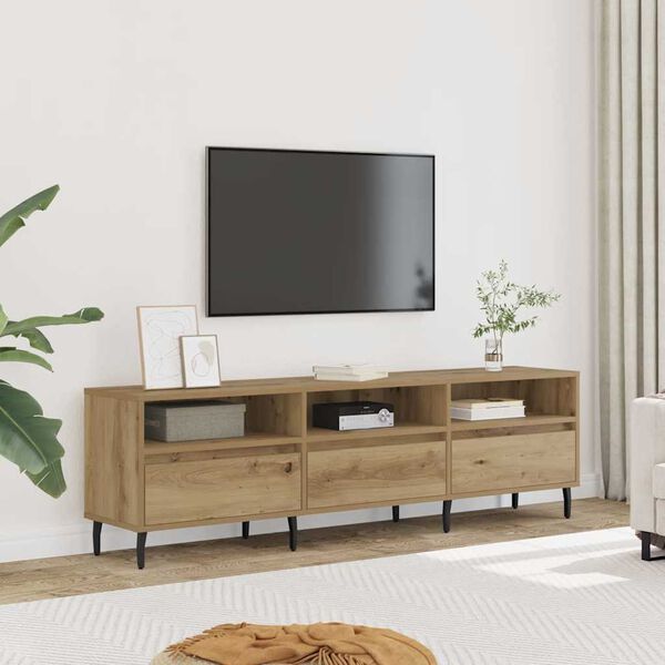 vidaXL TV ormarić Artisan hrast 150x30x44,5 cm izrađeno drvo