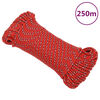vidaXL Brodski konop crveni 5 mm 250 m od polipropilena