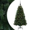 vidaXL Umjetno božićno drvce s kuglicom 120 cm 150 LED lampica