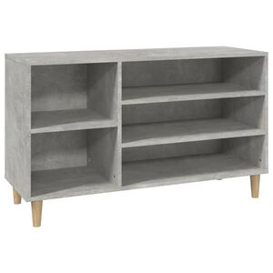 vidaXL Ormarić za cipele boja betona 102x36x60 cm konstruirano drvo