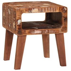 vidaXL Konačna Stolić Smeđa 40 x 32 x 46 cm Čvrsto drvo iz reciklaže