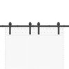 vidaXL Pribor za klizna vrata 183 cm čelični crni