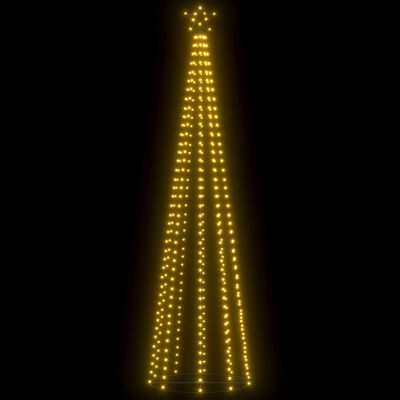 vidaXL Stožasto božićno drvce 400 toplih bijelih LED žarulja 100x360cm