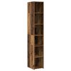 vidaXL Highboard Staro drvo 30 x 41 x 185 cm Konstruirano drvo