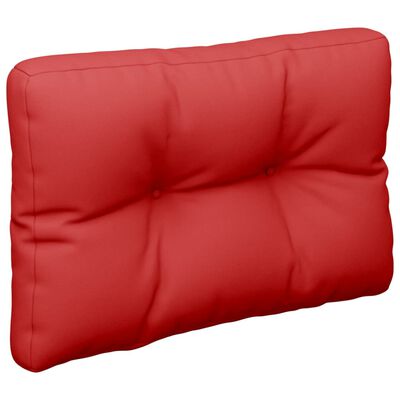 vidaXL Jastuk za palete crveni 60 x 40 x 12 cm od tkanine