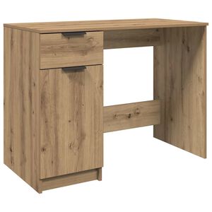vidaXL Stol Artisan hrast 100x50x75 cm konstruirano drvo