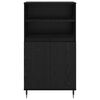 vidaXL Highboard Crna 60 x 36 x 110 cm Konstruirano drvo