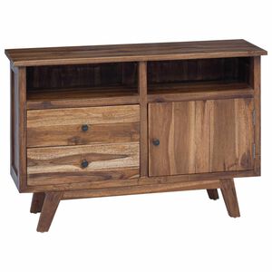 vidaXL Kreveta s ladicama Prirodna 100 x 30 x 68 cm Čvrsto teak drvo