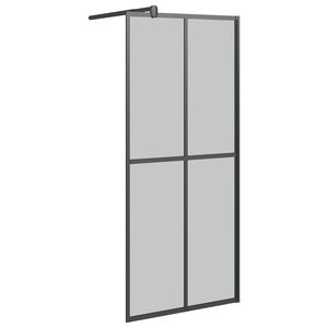 vidaXL Pregrada za tu&scaron; 80 x 195 cm od tamnog kaljenog stakla