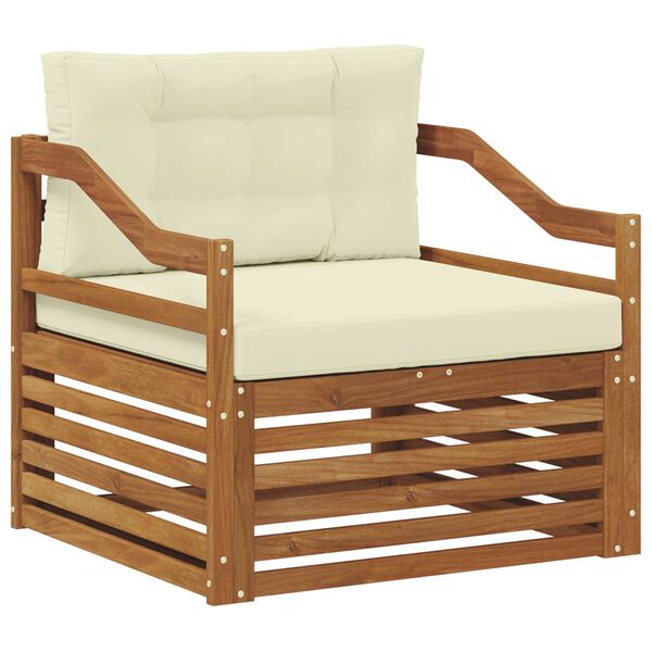 vidaXL Set vanjskih sofa Čvrsto drvo akacije Prirodna