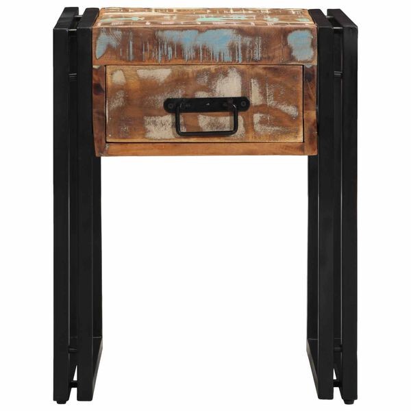 vidaXL Konačna Stolić 40 x 40 x 50 cm Čvrsto drvo iz reciklaže