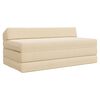 vidaXL Sofa na razvlačenje Krem 120 x 60 x 49 cm Tkanina