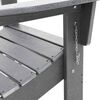 vidaXL Sklopiva Adirondack stolica Svijetlo siva 74.5 x 80.5 x 90cm