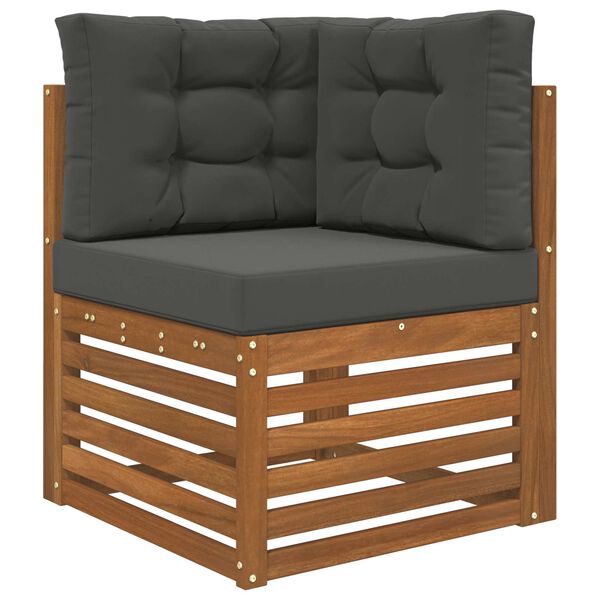 vidaXL Jastuk za vanjsku sofU 3 pcs Antracit Poliester