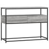 vidaXL Konzolni stol siva boja hrasta 100x40x75 cm konstruirano drvo