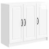 vidaXL Kreveta Bijela visokog sjaja 89 x 34,5 x 77 cm