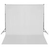 vidaXL Komplet studijske rasvjete: set svjetala, pozadina i reflektor