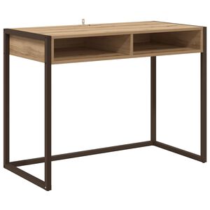 vidaXL Stol Umjetnička hrastovina 100 x 50 x 75 cm Konstruirano drvo