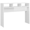 vidaXL Konzolni stol visoki sjaj bijeli 105x30x80 cm konstruirano drvo