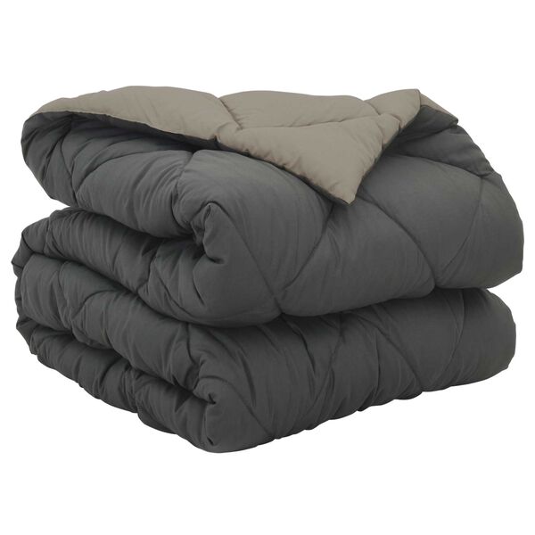 vidaXL Puni pokrivač za cijelu godinu Svijetlo siva i antracit