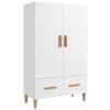 vidaXL Visoka komoda bijela 70 x 31 x 115 cm od konstruiranog drva