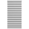 vidaXL Rolo roleta sa zebrastim linijama 120 x 230 cm Siva