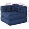 vidaXL Modularni Ugaoni Sofa Indigo 70 x 70 x 56 cm tkanina