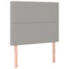 vidaXL Box spring krevet s madracem svjetlosivi 90x190 cm od tkanine