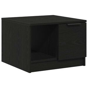 vidaXL Kava Stol Crni hrast 50 x 50 x 36 cm Konstruirano drvo