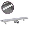 vidaXL Linearni odvod za tu&scaron; s mjehurićima 630x140 mm nehrđajući čelik