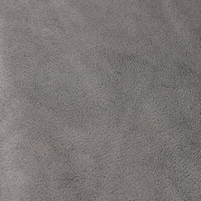 vidaXL Teška deka s navlakom siva 120 x 180 cm 5 kg od tkanine