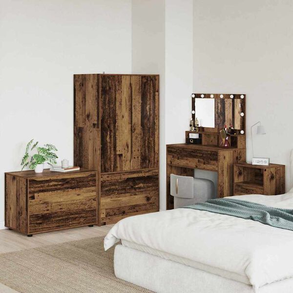 vidaXL Ormarić za pohranu Staro drvo 80 x 48 x 57 cm Konstruirano drvo