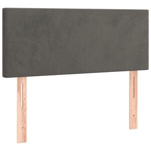 vidaXL Uzglavlje tamnosivo 90x5x78/88 cm bar&scaron;unasto