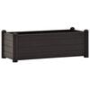 vidaXL Povi&scaron;ena vrtna gredica PP antracit 100 x 43 x 35 cm