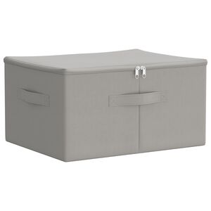 vidaXL Kutija za spremanje Netkana tkanina 43 x 34 x 23 cm 33,6 L Siva