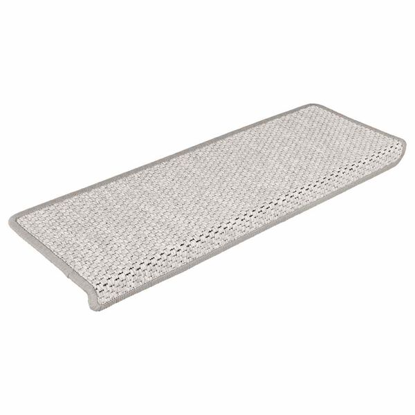 vidaXL Samoljepljivi otirači za stube 15 kom 65x21x4 cm boja platine