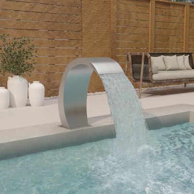 vidaXL Fontana za bazen 22 x 60 x 70 cm od nehrđajućeg čelika 304